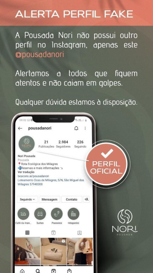 Nori Pousada São Miguel dos Milagres Exterior foto